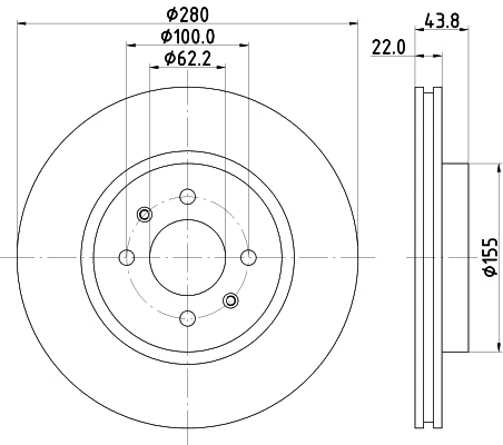 Brake Disc (55883)
