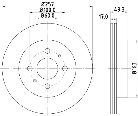 Brake Disc (54312)