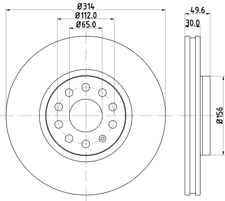 Brake Disc (55324)