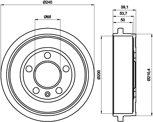 Brake Drum (61238)