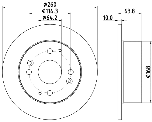 Brake Disc (54386)