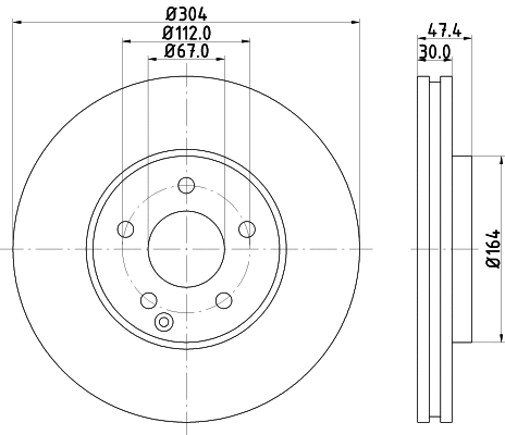 Brake Disc (54521)
