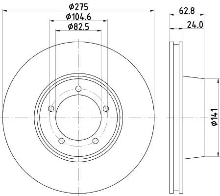 Brake Disc (54411)