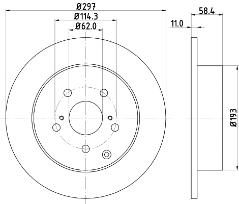 Brake Disc (55225)