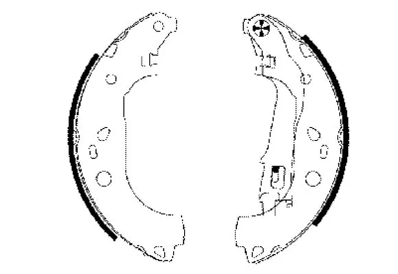 Brake Shoe Set (H9690)