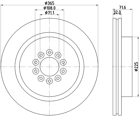 Brake Disc (55231)