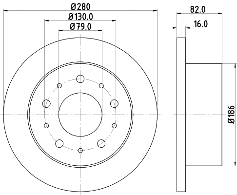 Brake Disc (54162)