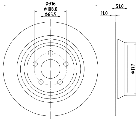 Brake Disc (55919)