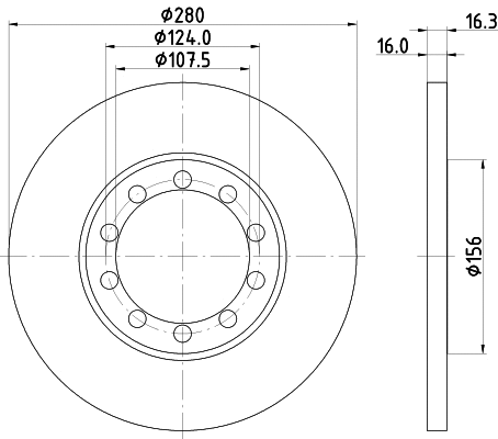 Brake Disc (54520)