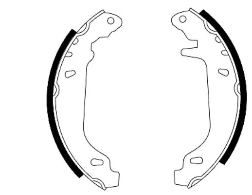 Brake Shoe Set (H8670)