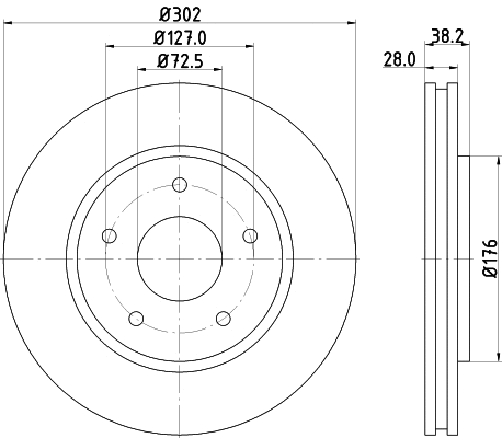 Brake Disc (54815)