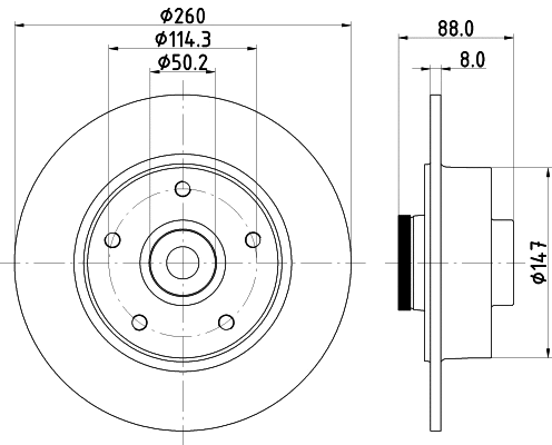 Brake Disc (54960)