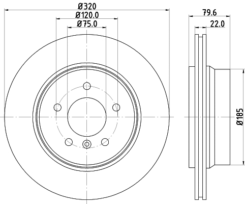 Brake Disc (54416)