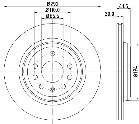 Brake Disc (54184)