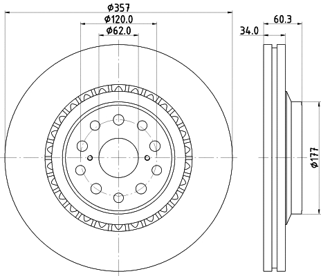 Brake Disc (55243)