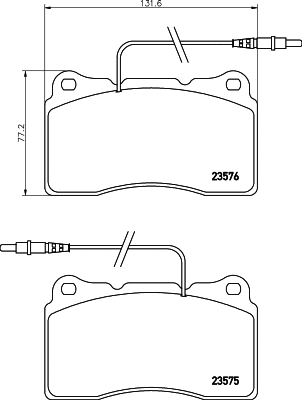 Brake Pad Set, disc brake (T5146)