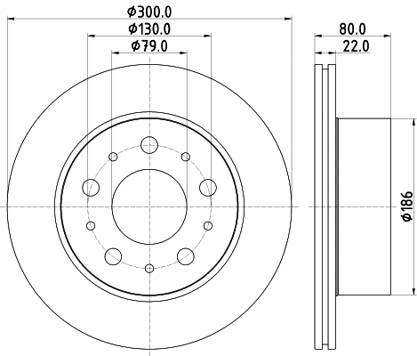 Brake Disc (55843)