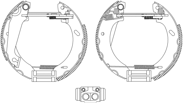 Brake Shoe Set (R0520)