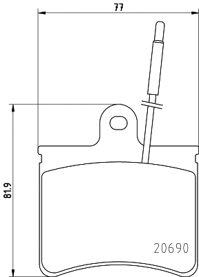 Brake Pad Set, disc brake (T0115)