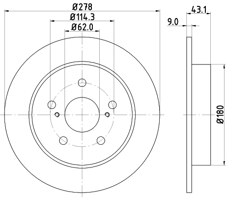 Brake Disc (55223)