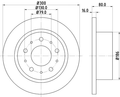 Brake Disc (54576)
