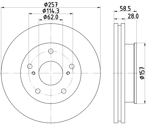 Brake Disc (55360)