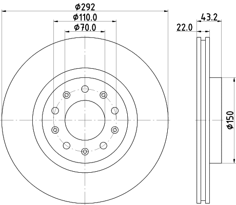 Brake Disc (55211)