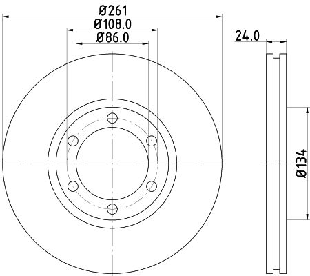 Brake Disc (55347)