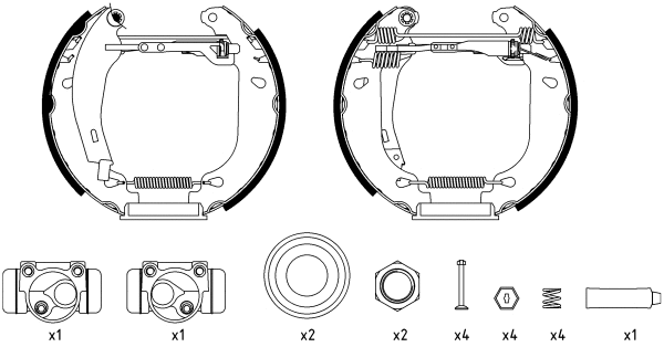 Brake Shoe Set (R0400)