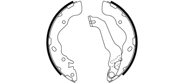 Brake Shoe Set (H9675)