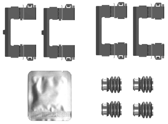 Accessory Kit, disc brake pad (K0776)