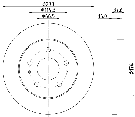 Brake Disc (54382)