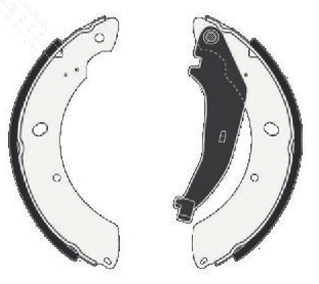 Brake Shoe Set (H1863)