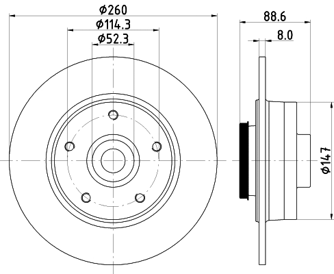 Brake Disc (55910)