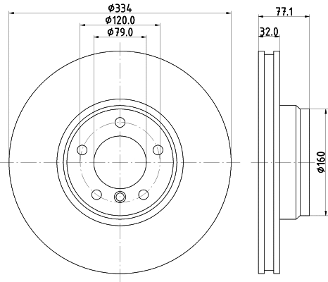 Brake Disc (50434)