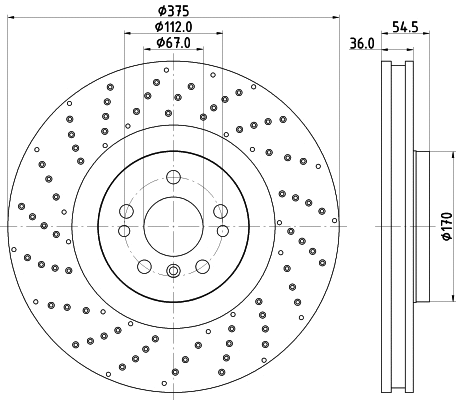 Brake Disc (55798)