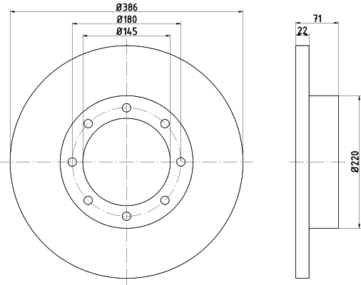 Brake Disc (58257)