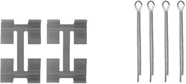 Accessory Kit, disc brake pad (K0214)