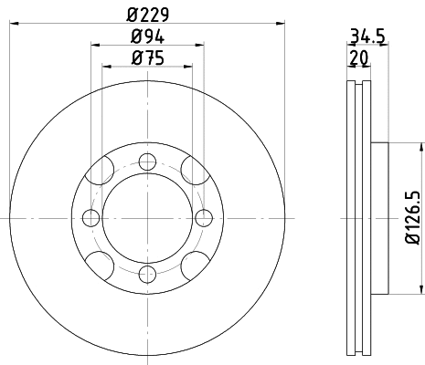 Brake Disc (52010)