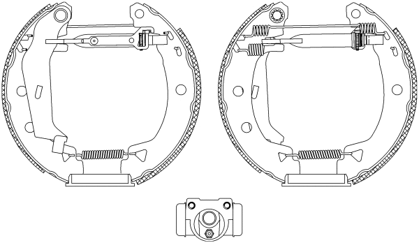 Brake Shoe Set (R1055)