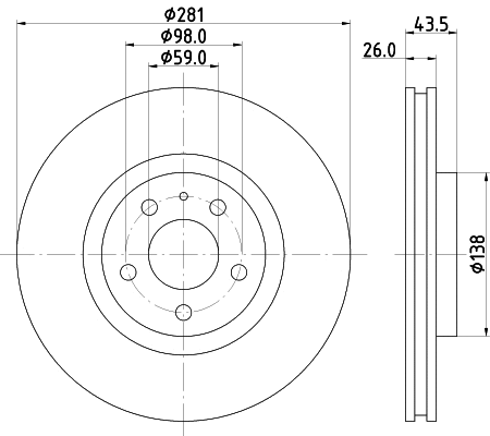 Brake Disc (50122)