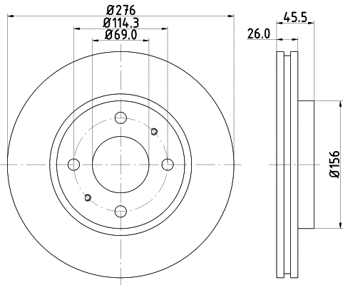 Brake Disc (54487)