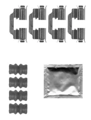 Accessory Kit, disc brake pad (K0466)