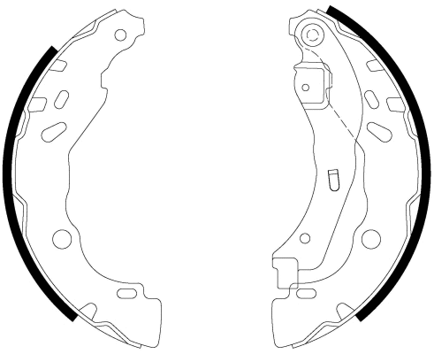 Brake Shoe Set (H9600)