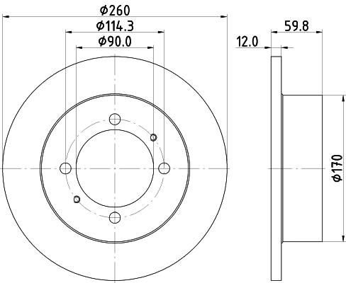 Brake Disc (54696)