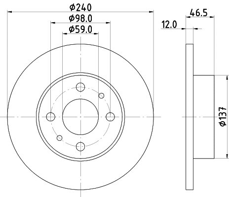 Brake Disc (50908)