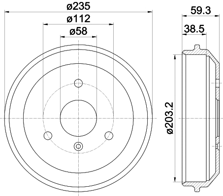 Brake Drum (62934)