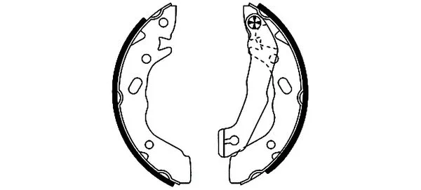 Brake Shoe Set (H9155)
