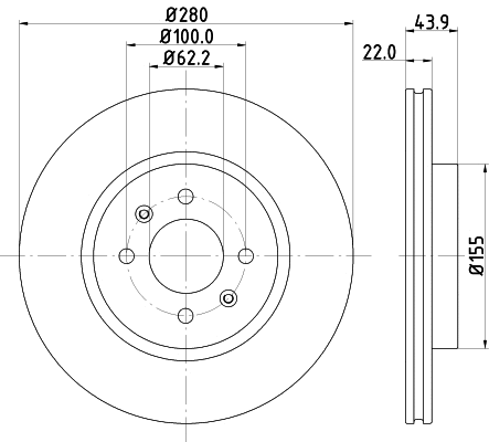 Brake Disc (55393)