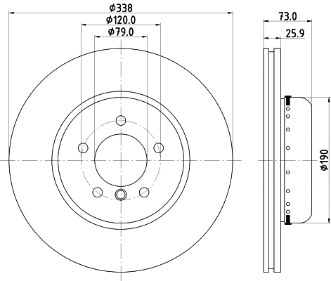Brake Disc (55197)